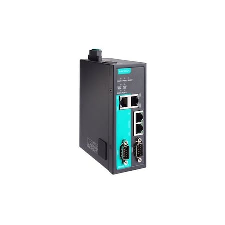 Moxa 2-port serial/Modbus to EtherCAT slave gateway, 0 to 60 Degree C operating tempera MGate 5216