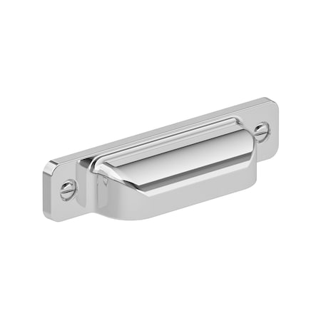 Richelieu Torino Collection 3 3/4-inch (96 mm) Chrome Transitional Cabinet Cup Pull BP871696140