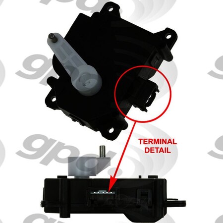 Global Parts Distributors HVAC Actuator 1712328