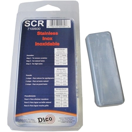 Dico Buffing Compound, 12 in Thick, Gray 7100930