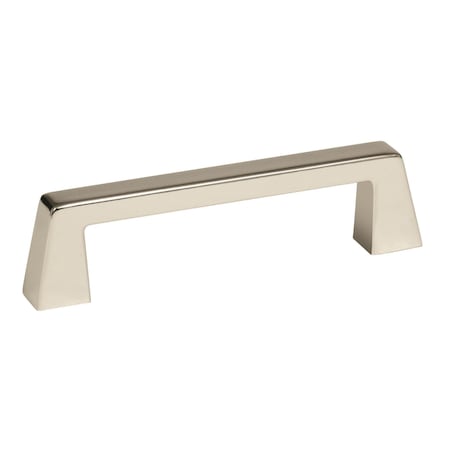 Amerock Blackrock 3-3/4 inch 96mm Center-to-Center Polished Nickel Cabinet Pull 2000610