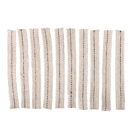 Kings County Tools 1/2 in Oil Lamp Wicks 10-Pack 5-Inch Long Flat Cotton Oil Lantern Wick Replacements GW87A01-26