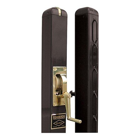 Edwards 3 in. Wimbledon Square Posts, Black 1234442