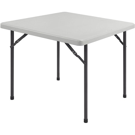 Lorell Ultra-Lite Banquet Folding Table, 29" x 36" x 36", 600 lb Capacity, White LLR60328