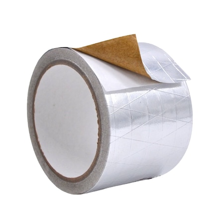 Wod Tape AFSKTR Aluminum Scrim Kraft Foil Tape Multipurpose 4 in. x 50 yds, 8PK WOD AFSKTR-06000-8-50-SIL