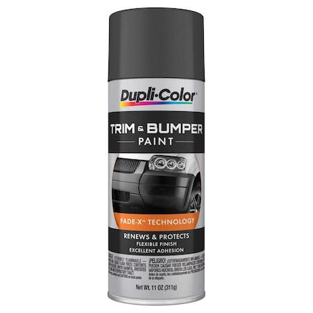 Vht Paint Trim And Bumper Paint; Dark Charcoal; Aerosol Can; 11 Ounce TB102