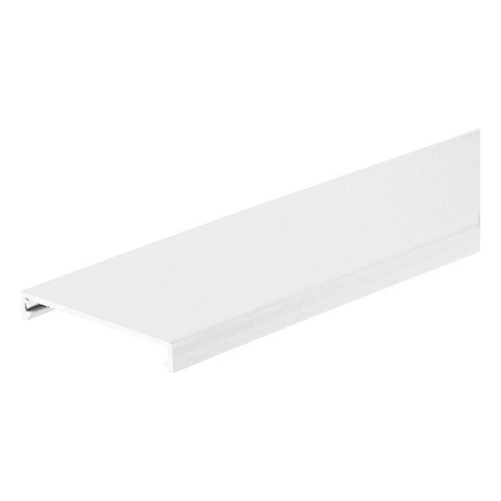 Panduit Wire Duct Cover, Flush, White, 1.26Wx0.35D C1WH6-F