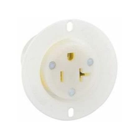 Leviton Industrial Grade Flanged Outlet 20 Amp, 125 Volt 15379-C