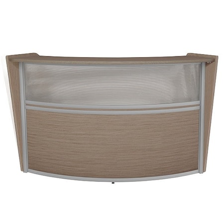 Regency Reception Desk, Steel Frame, 72 in W 77310NO