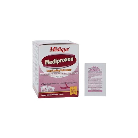 Mediproxen Pain Relief Tablets, 220mg, 50PK 47682023750