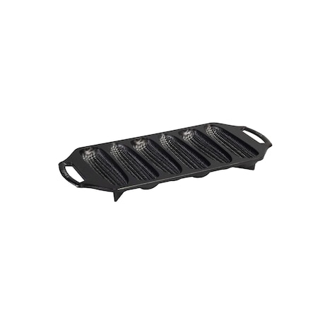 Lodge 6 Impressions Cast Iron Cornstick Pan, 3PK BW6CRN