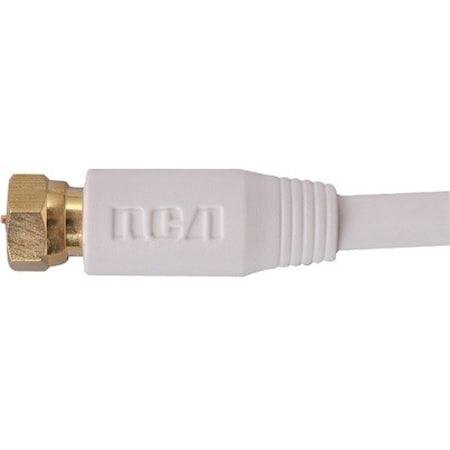 Audiovox 25' WHT RG6 Coax Cable VH625WHR