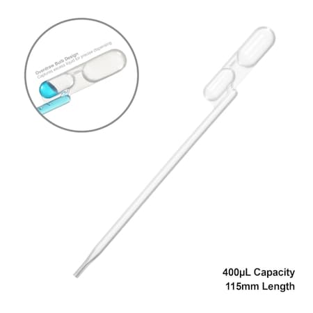 Mtc Bio Exact Volume Transfer Pipette 500uL strl, 1000PK E9500-500
