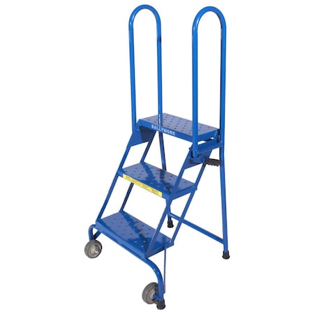 Ballymore Tilt and Roll Ladder, 24inWx50inH, 3 Steps ALS3247