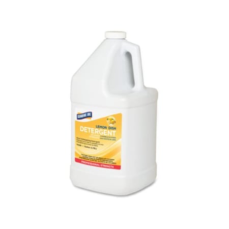 Genuine Joe Lemon Dish Detergent Gallon - Liquid - 128 fl oz - Lemon Scent - 1 Each GJO10359