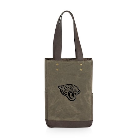 Picnic Time Family Of Brands NFL Jacksonville Jaguars - 2 Bottle Insulated Wine Cooler Bag 536-02-140-154-2