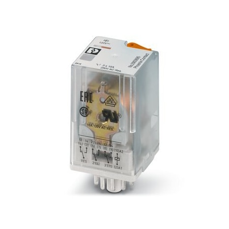 Phoenix Contact REL-OR3/L-120AC/3X21 Pluggable octal 2903695