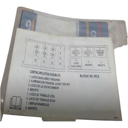 Cnh DECAL, CNH OEM 255038A1 255038A1