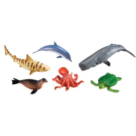 Learning Resources Jumbo Ocean Animals, Set of 6 0696