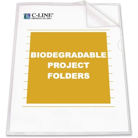 C-Line Products C-Line 62627 Ecological Project Folders Polypropylene Letter Size 25/box 62627