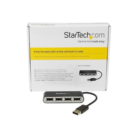 Startech.Com ADD FOUR USB 2.0 PORTS TO YOUR COMPUTER USING THIS COST-EFFECTIVE COMPACT USB HU ST4200MINI2