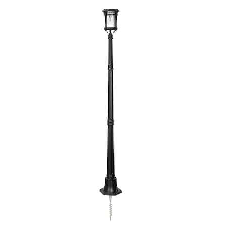 Gama Sonic Aurora Bulb Post Lamp with EZ Anchor 124B50071