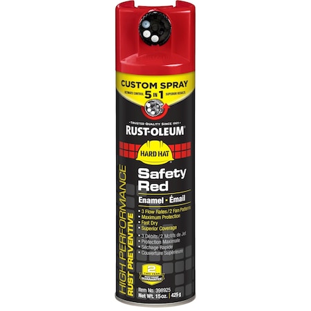 Rust-Oleum Spray Paint, Exterior, 15 oz, Red 398925