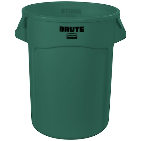 Brute Rubbermaid Trash Can - 32 Gallon, Green RUB332CG