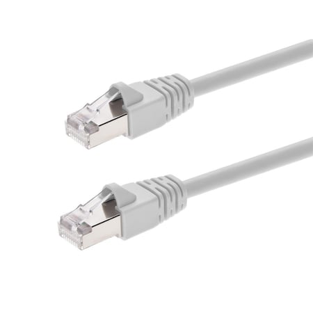 Monoprice Cat6A Ethernet Patch Cable - Snagless RJ45_ 550Mhz_ STP_ Pure Bare Cop 24345