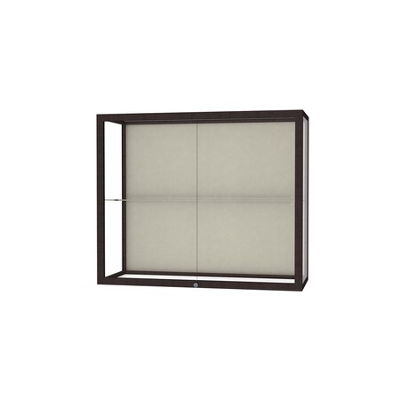 Ghent Champion Wall Case Display 36x30x14, Plaque 2282PB-BZ