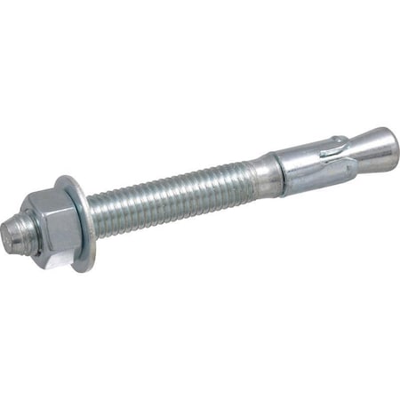 Hillman 1/2 in. D X 4-1/2 in. L Steel Round Head Wedge Anchor, 10PK 370989