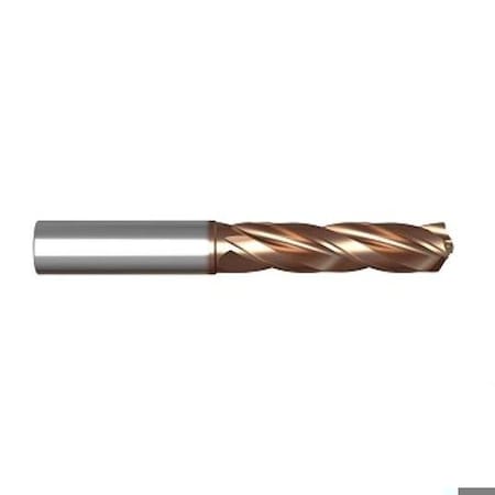 Yg-1 Tool CARBIDE DREAM DRILL HIGH FEED 5XD W/ COOLANT HOLE SLOT DIN 6537 H-COATING DGR495041