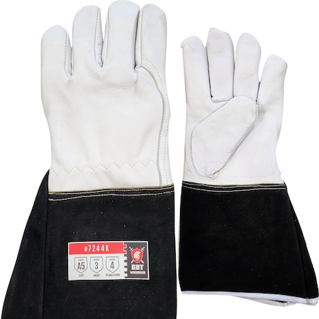 Firm Touch Kevlar Thread, Lining Heat ANSI 3, Cut A5, M, 12PK 7244K M