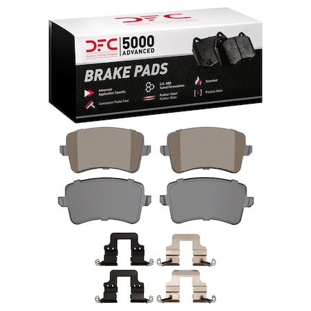Dfc 5000 Advanced Disc Brake Pad Set,  1552-1386-01