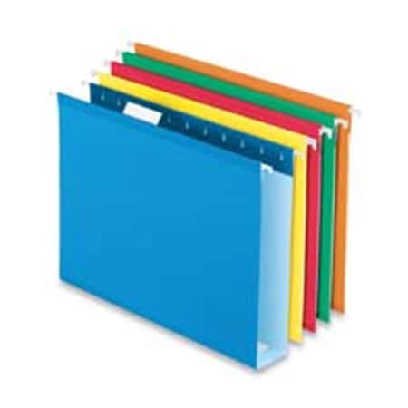 Esselte Pendaflex Box Bottom Folders- 2in. Cap- Letter Size- Light Green ESS4152X2BGR