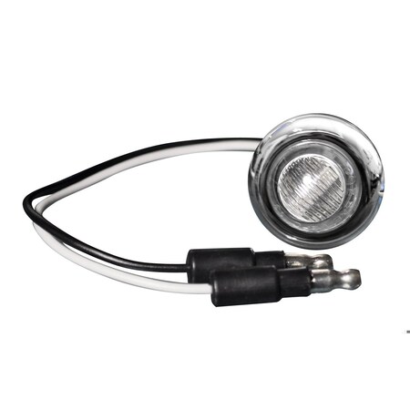 Recon 1 EXTRA WHITE LED LIGHT W/CLEAR LENS & CHROME BEZEL FOR UNIVERSAL LED 264227WHCLX