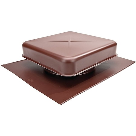 Lomanco LomanCool Static Vent, 1658 in OAW, 60 sqin Net Free Ventilating Area, Aluminum, Brown 600BR