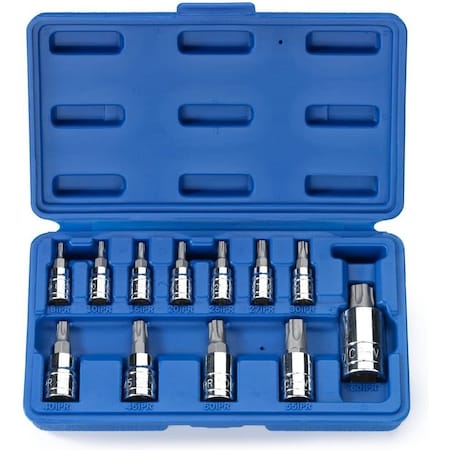 Neiko Tamperproof Torx Plus Bit Socket Set, 8 IPR - 60 IPR 10085A
