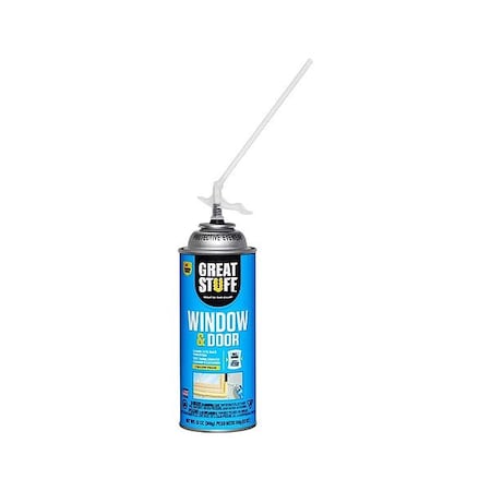 Great Stuff Foam Sealant, Straw Application Method Can, Yellow, 4:1 Expansion Ratio 00175437