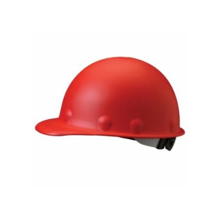 Honeywell Fibre-Metal P2 Series Roughneck Hard Cap, SuperEight Ratchet, Red 280-P2ARW15A000