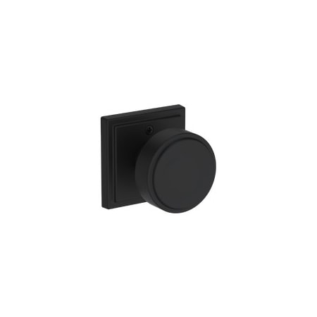 Baldwin Residential Door Knobs Half Dummy Reversible Satin Black HDVASSSR190