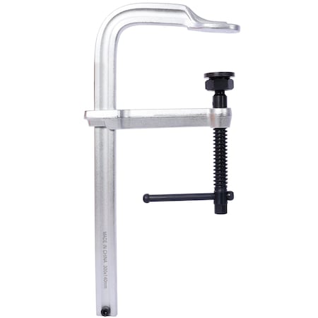 Wrightmaster Heavy-Duty F-Clamp with Removable Swivel Pad, Deep Throat 5-1/2in, 12inx5 1/2in, 4-Pack ZR-P190098