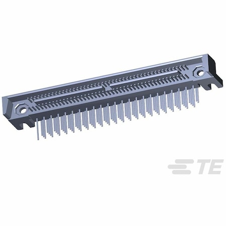 Te Connectivity Board Connector, 110 Contact(S), 2 Row(S), Male, Right Angle, Solder Terminal, Gray Insulator 530733-8