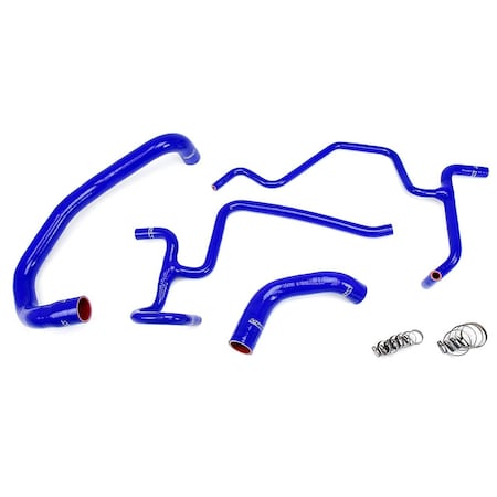 Hps Performance High Temp Reinforced Silicone Radiator and Heater Coolant Hose Kit, Blue, 57-1326-BLUE
