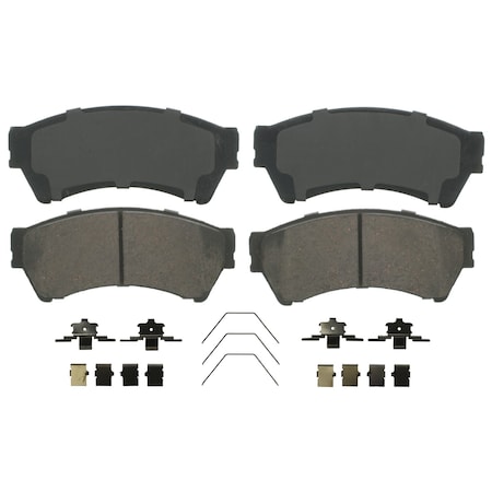 Wagner Brake QuickStop Front Disc Brake Pad Set Ceramic,  ZD1164