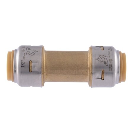 Sharkbite Max Check Valve, 1/2 in, PTC, 200 psi Pressure, Brass Body UR2008A