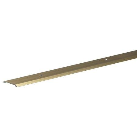 Frost King Saddle Threshold, 36 in L, 1-3/4 in W, Aluminum, Gold GA175