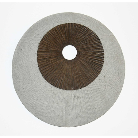 Homeroots 27" X 27" X 3" Brown & Gray Round Double Layer Ribbed Wall Decor 274770