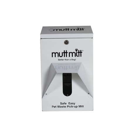 Mutt Mitt 5 x 10 x 7 in. Dog Bag Dispenser - Built to Last, White 2400