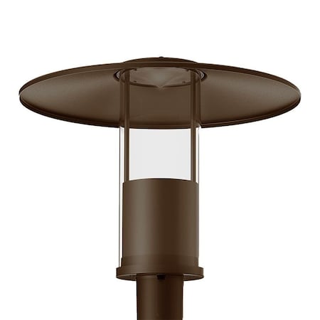 Westgate TOP-HAT GARDEN POST-TOP SELECTABLE 12/20/30/40W 30/40/50K, 2-3/8 POLES, 85D BEAM, BR, 30K/40K/50K GPH-12-40W-MCTP-BR